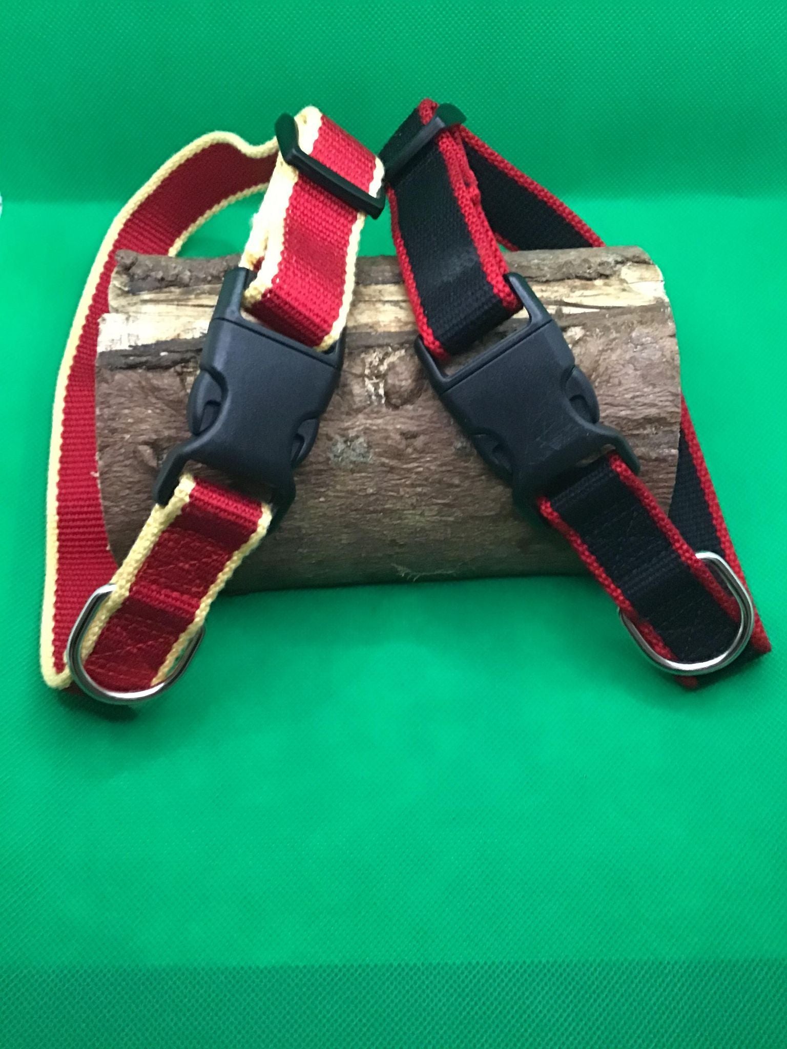 Personalized Soft Bamboo Dog Collar and Lead with Free Engraving